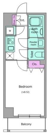 ドゥーエ西小山の物件間取画像